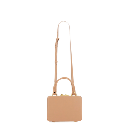 Peach Handbag Push Lock