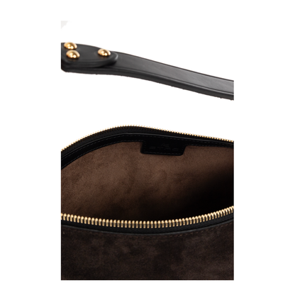 MAYFEYR - Etro - Suede Shoulder Bag With Leather Details - WP1B0047AP12QM0406