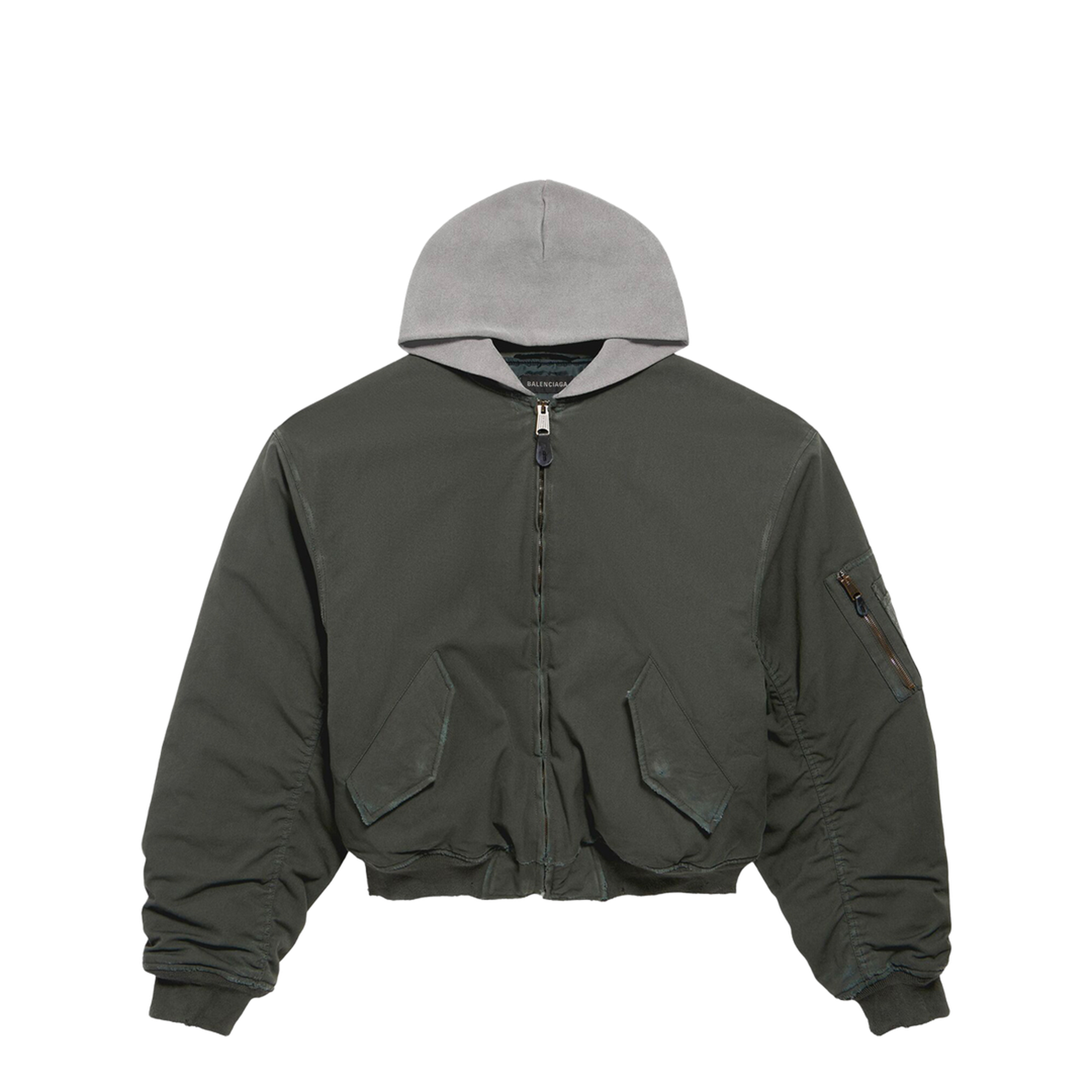 MAYFEYR - Balenciaga - Hooded Standard Canvas Bomber Jacket - 857699TTP10