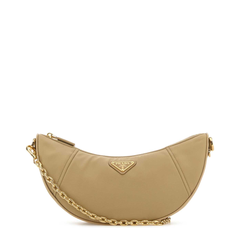 Demi-lune Re-Nylon Shoulder Bag - Brandy