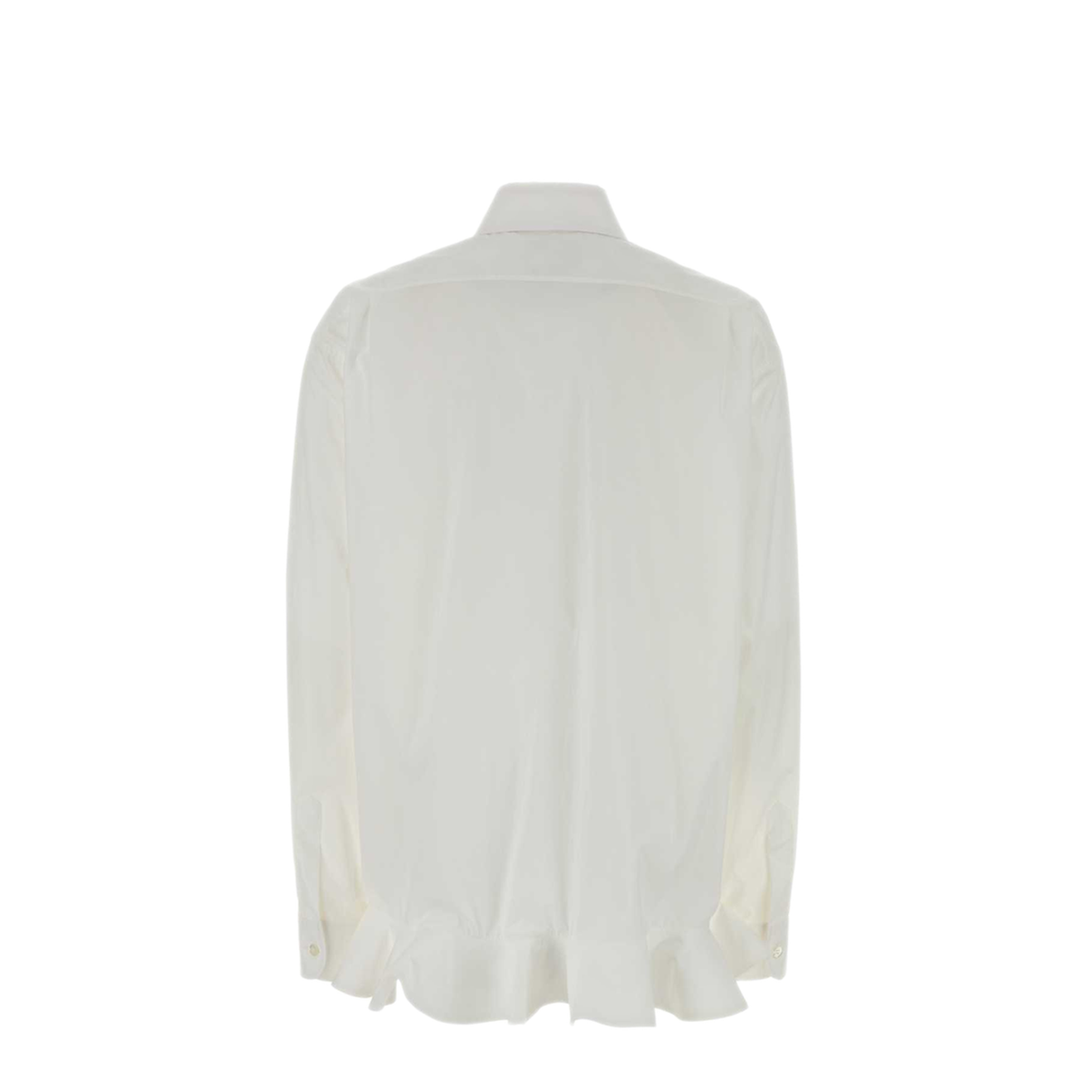 MAYFEYR - Moschino - White Stretch Poplin Shirt - J020855311001