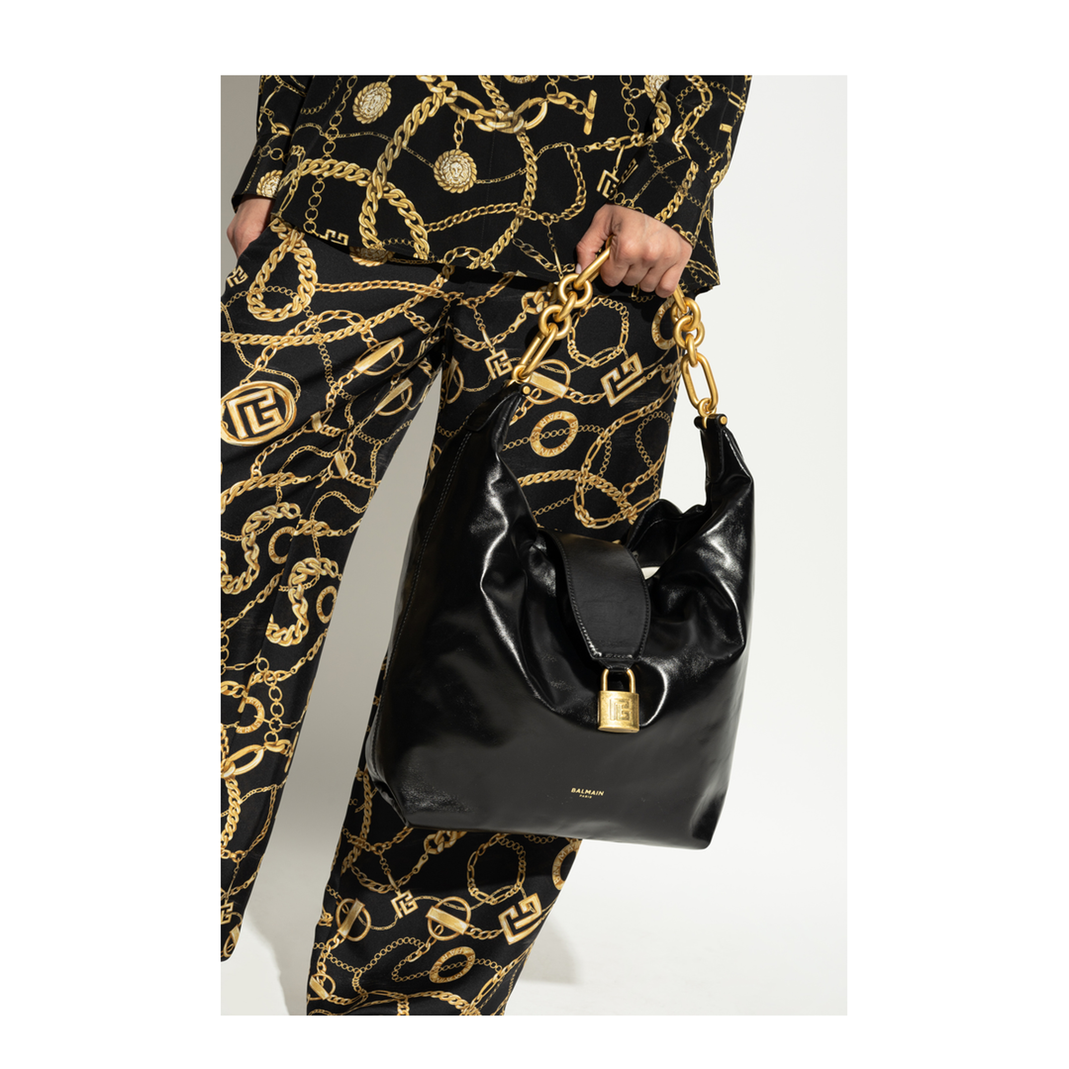 Sync Hobo Bag in Calfskin Leather