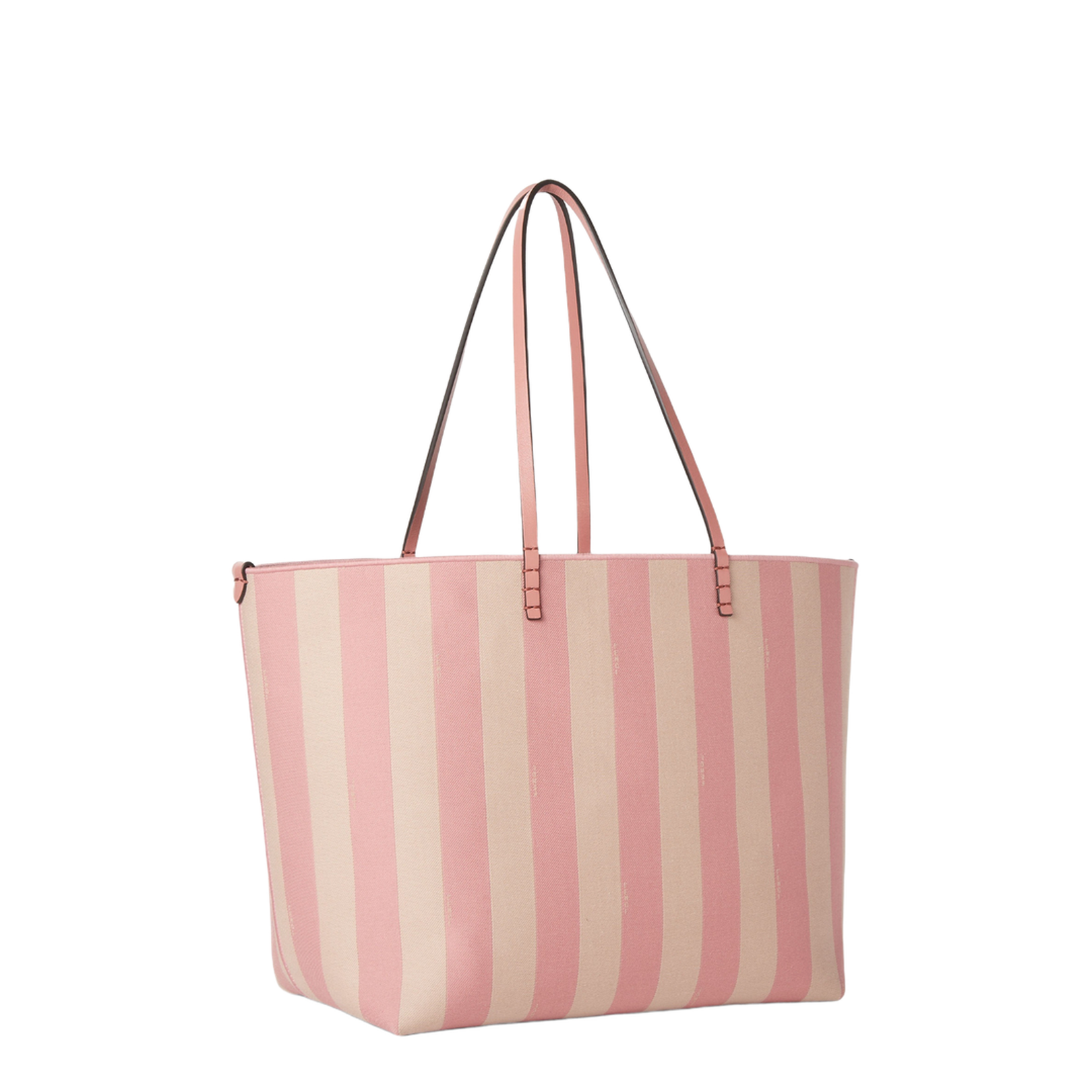 Roll Large Canvas Tote Bags - Pastel pink