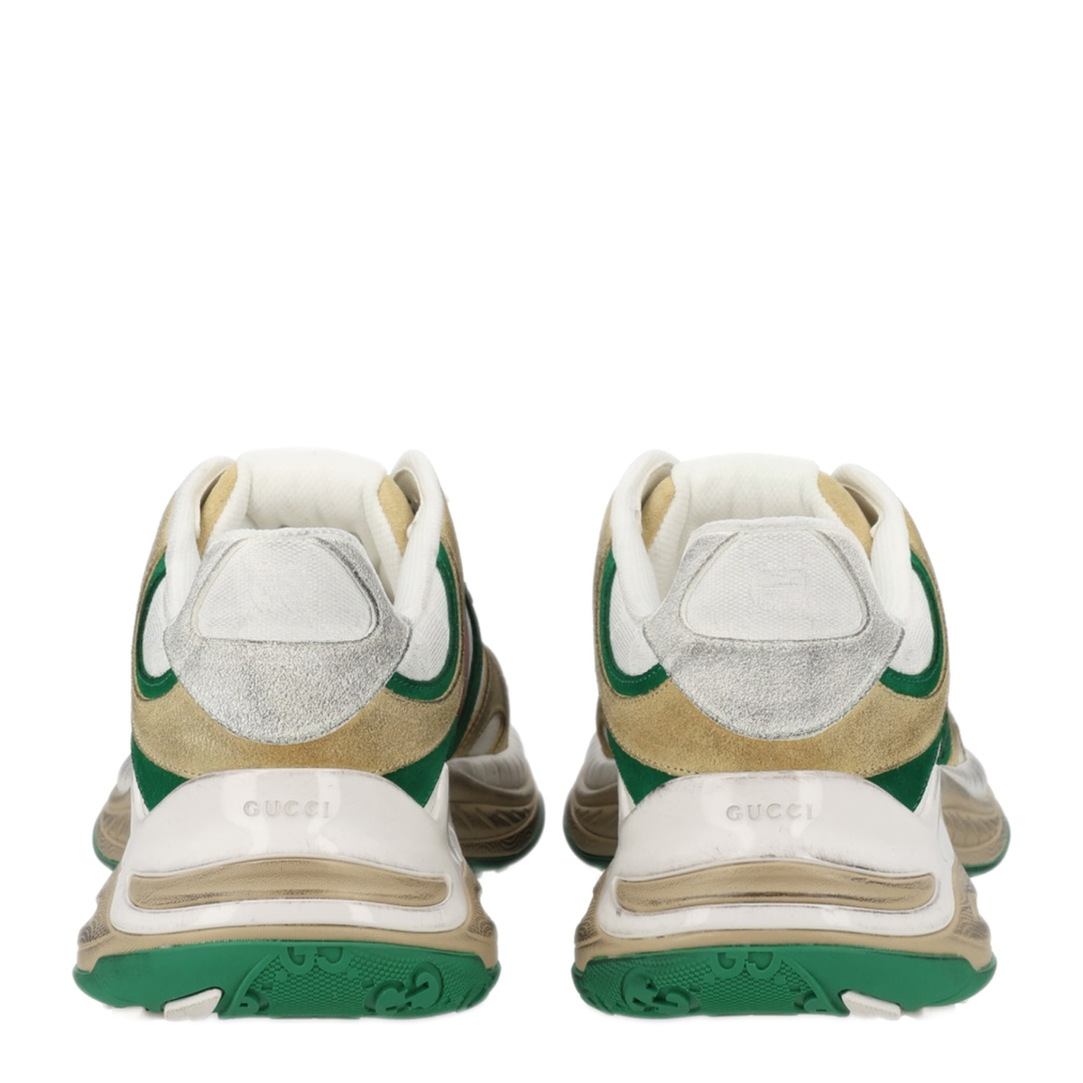 Drawstring Leather Sneakers