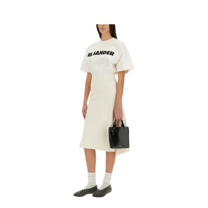 White Printed Logo T-Shirt