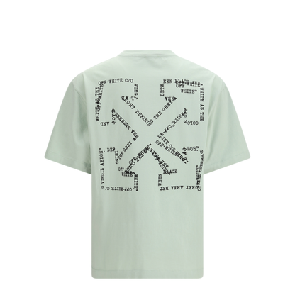 MAYFEYR - Off-White - Type Arrow Skate T Shirt - 44MAA120S26J00S330