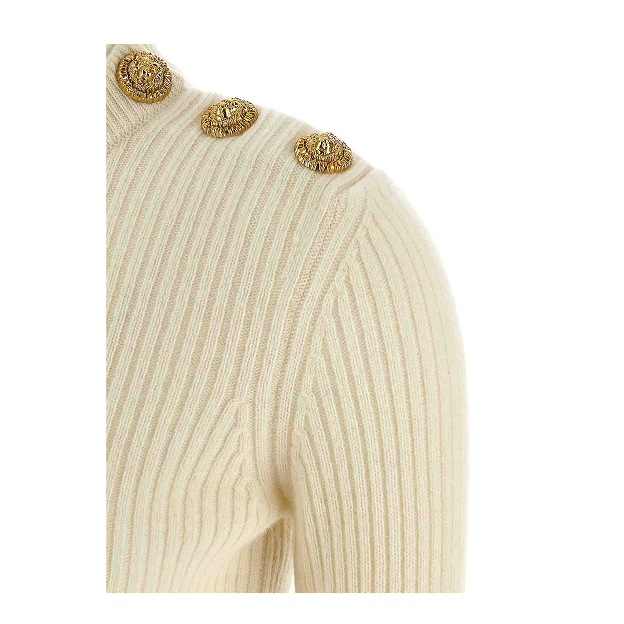 Ribbed Sweater White
