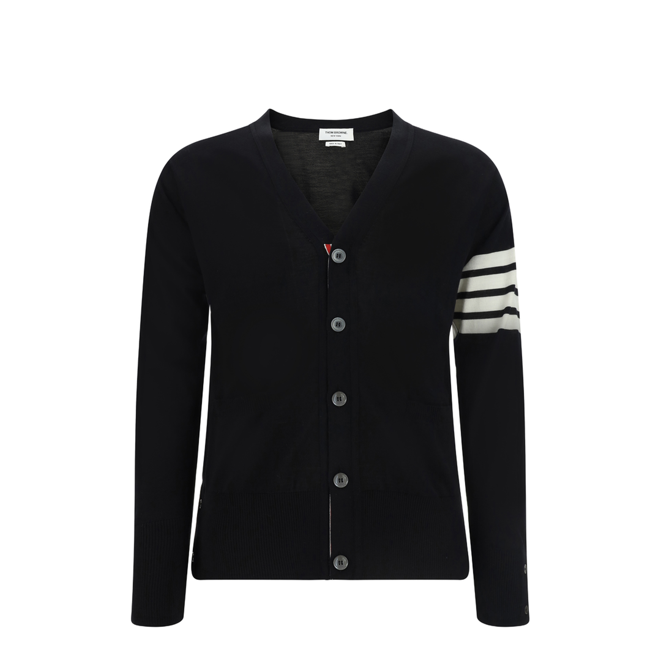 MAYFEYR - Thom Browne - Virgin Wool Cardigan - MKC002AY1014