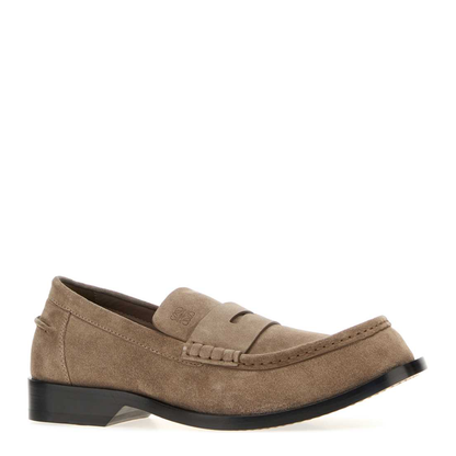 MAYFEYR - Loewe - Cappuccino Suede Bobine Loafer - M816290X67HAZELNUT