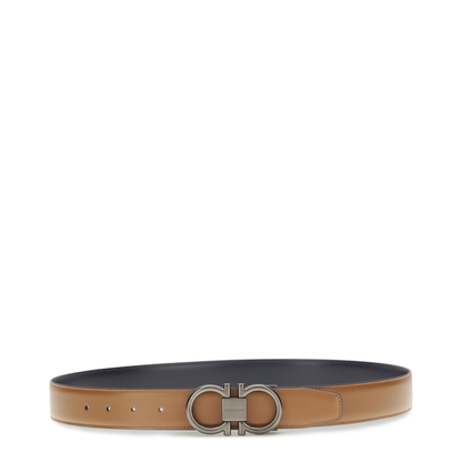 MAYFEYR - Ferragamo - Reversible Leather Gancini Belt - 794039081