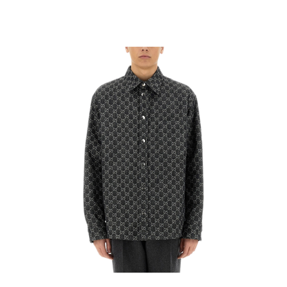 Embroidered Denim Shirt