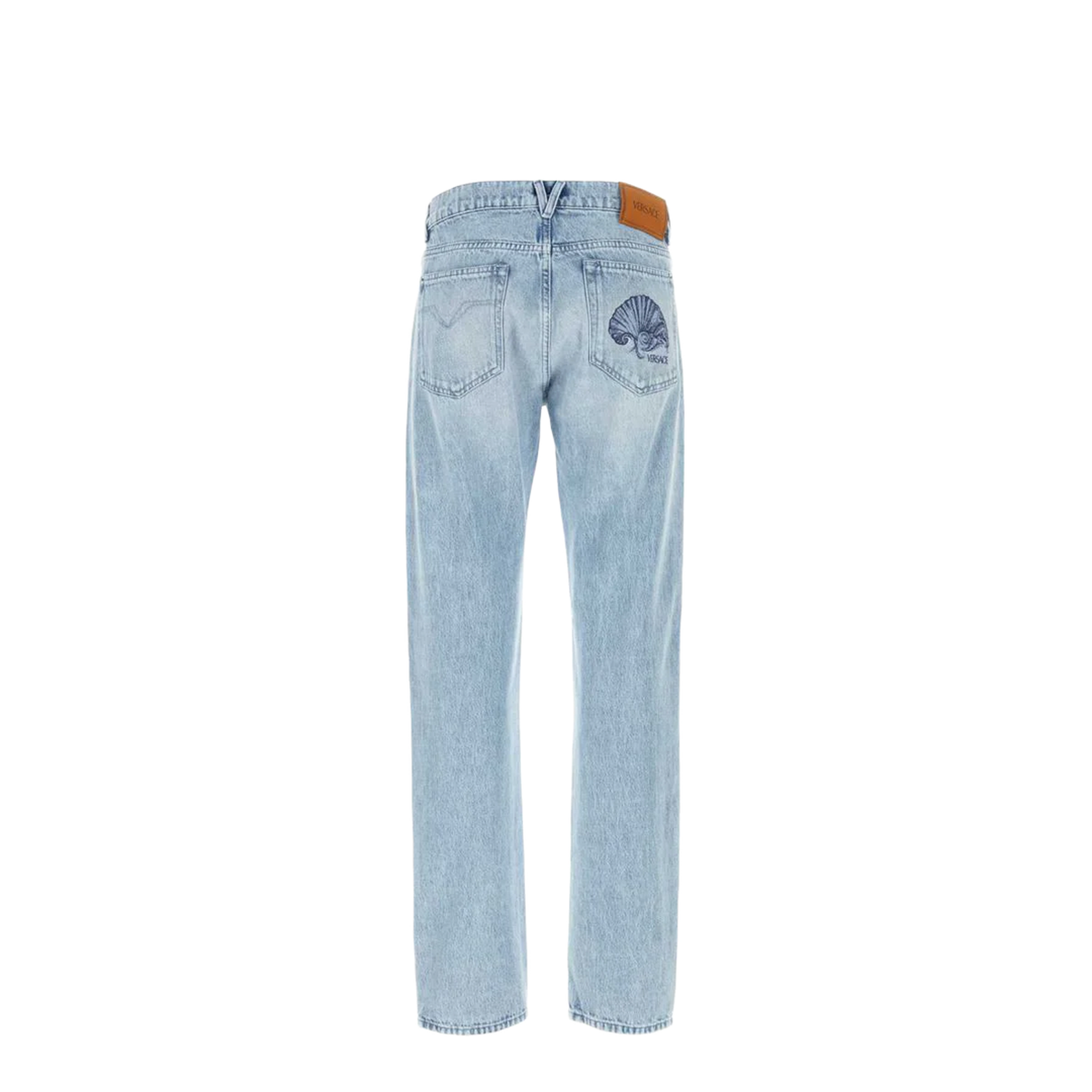 Straight-leg jeans