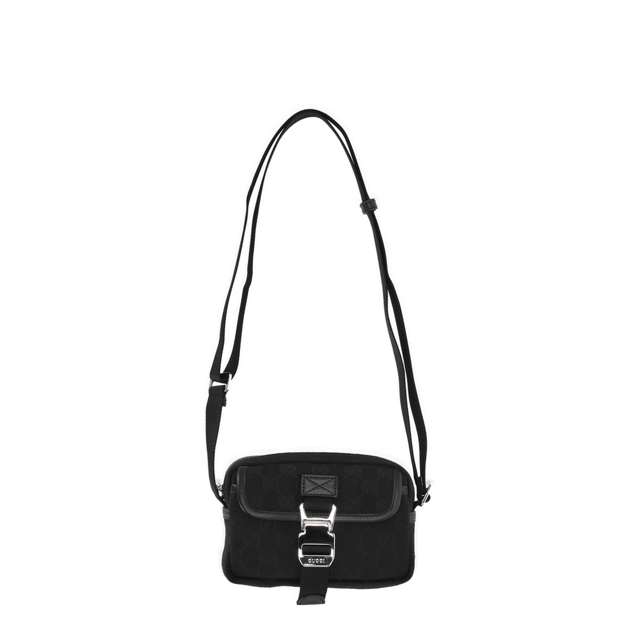 MAYFEYR - Gucci - Black Canvas Mini Crossbody Bag - 855344FAFIA1000
