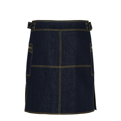 Dark Blue Denim Miniskirt