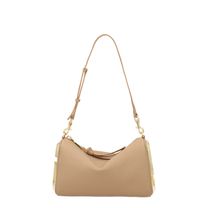 Snapshot Small Full Grain Leather Shoulder Bag - Camel
