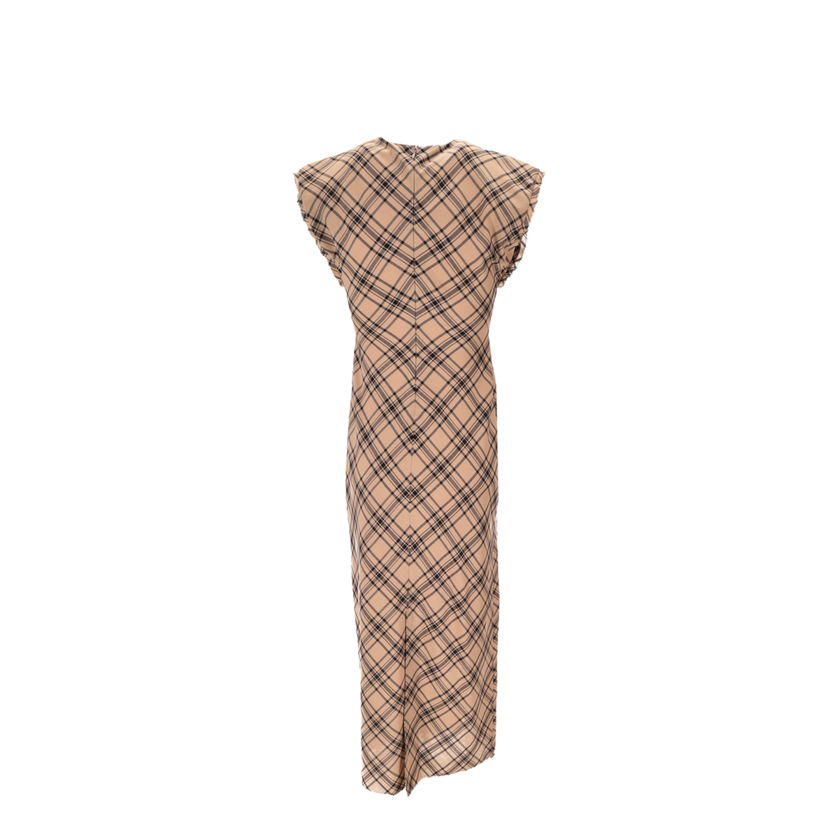 MAYFEYR - AMI - Long Dress With Raw Edge Details - FDR626WO0011288