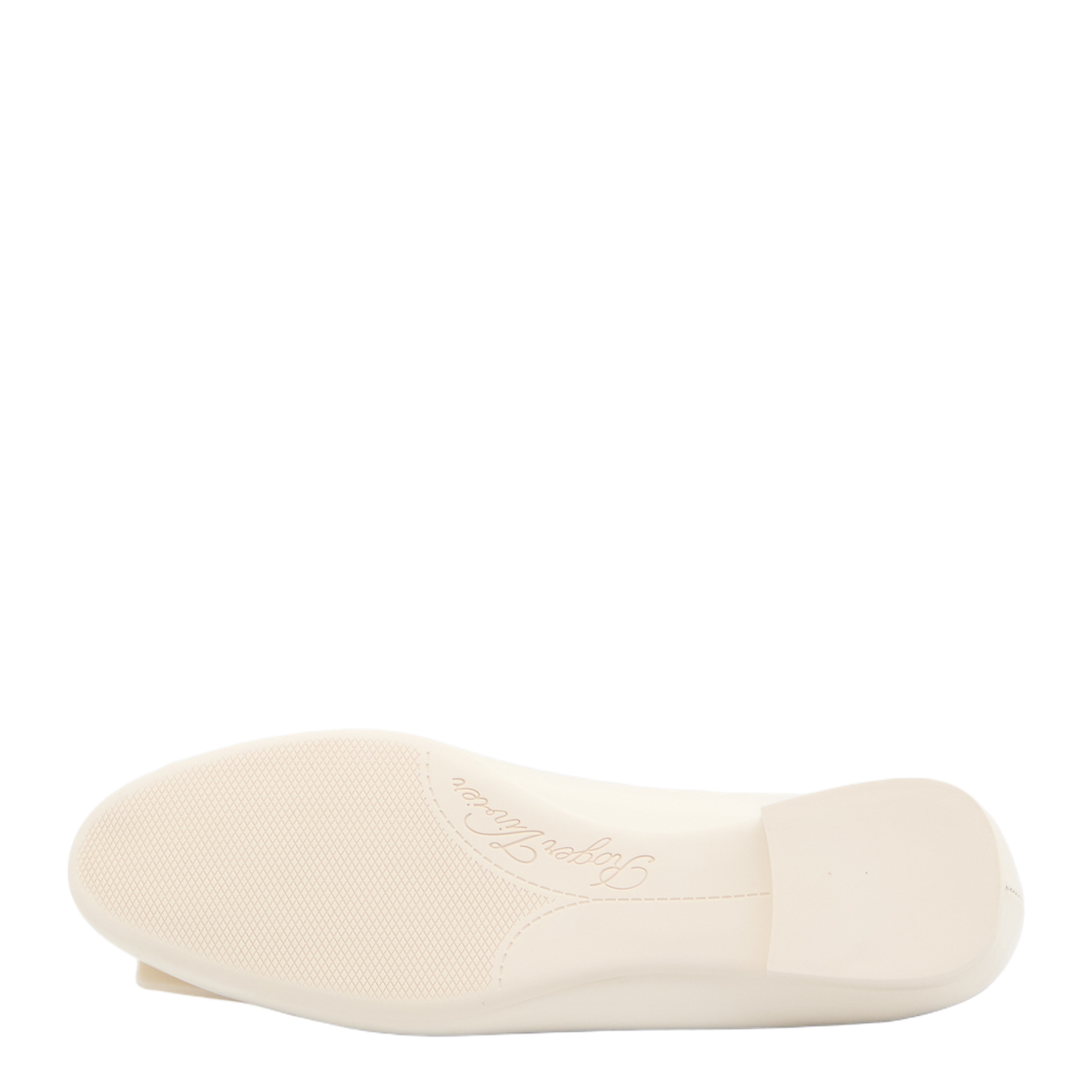 U Look Ballet Flats in Ivory Patent Leather