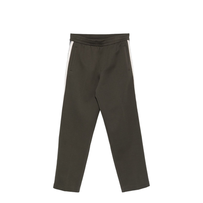 Jersey Trousers with Elasticated Waist and Contrasting Bands