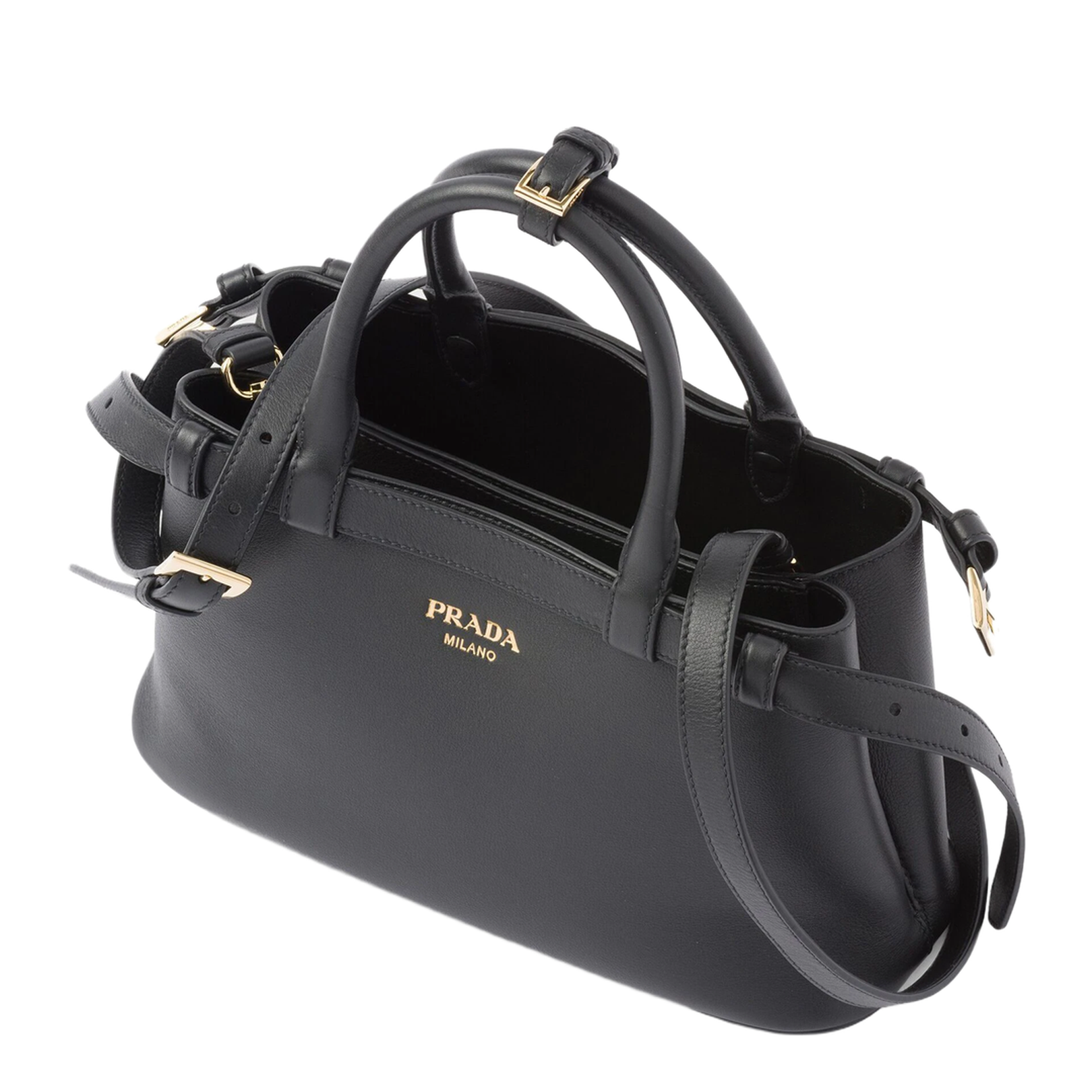 Buckle Small Leather Bag