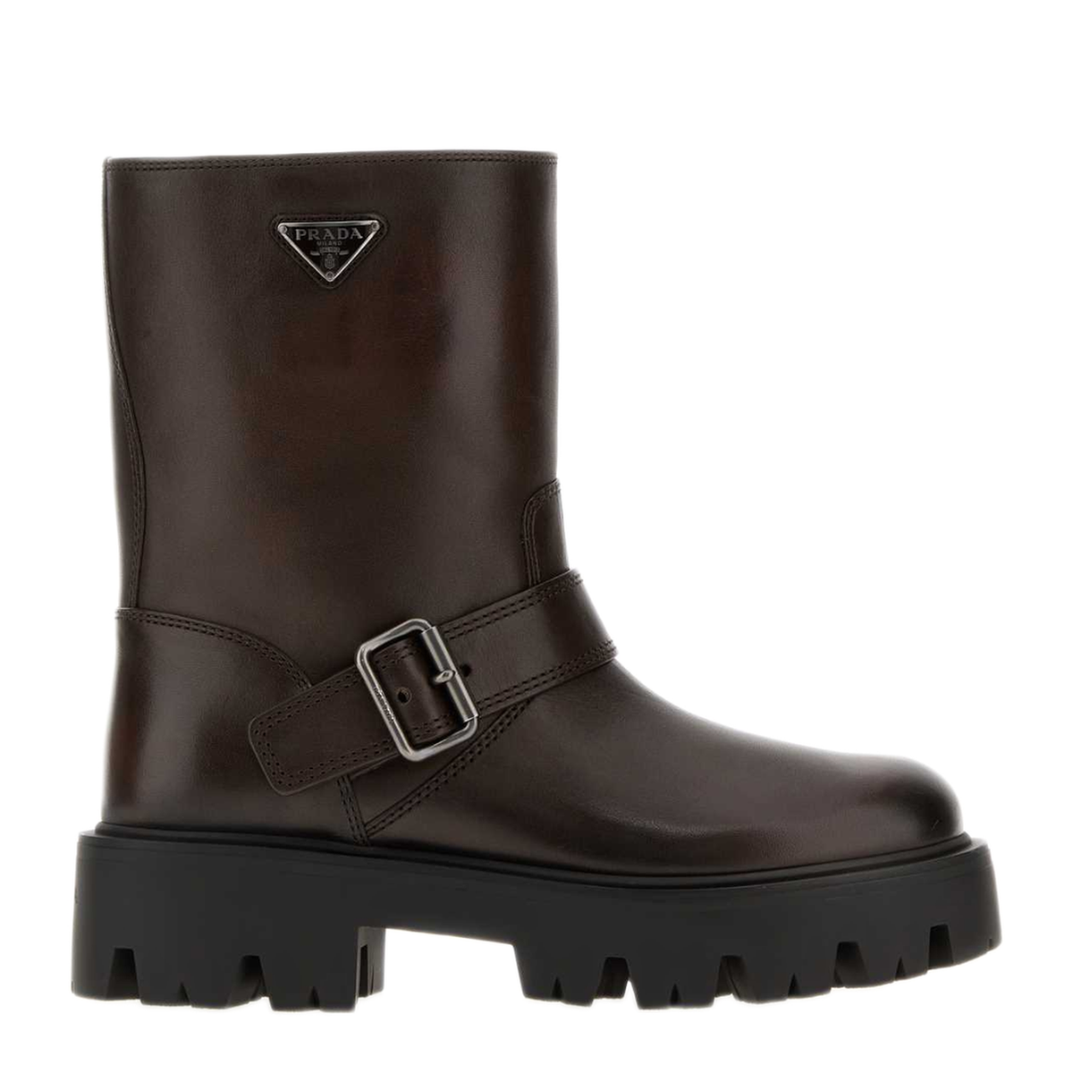 MAYFEYR - Prada - Brown Leather Ankle Boots - 1U187OFBD503KDPF0562
