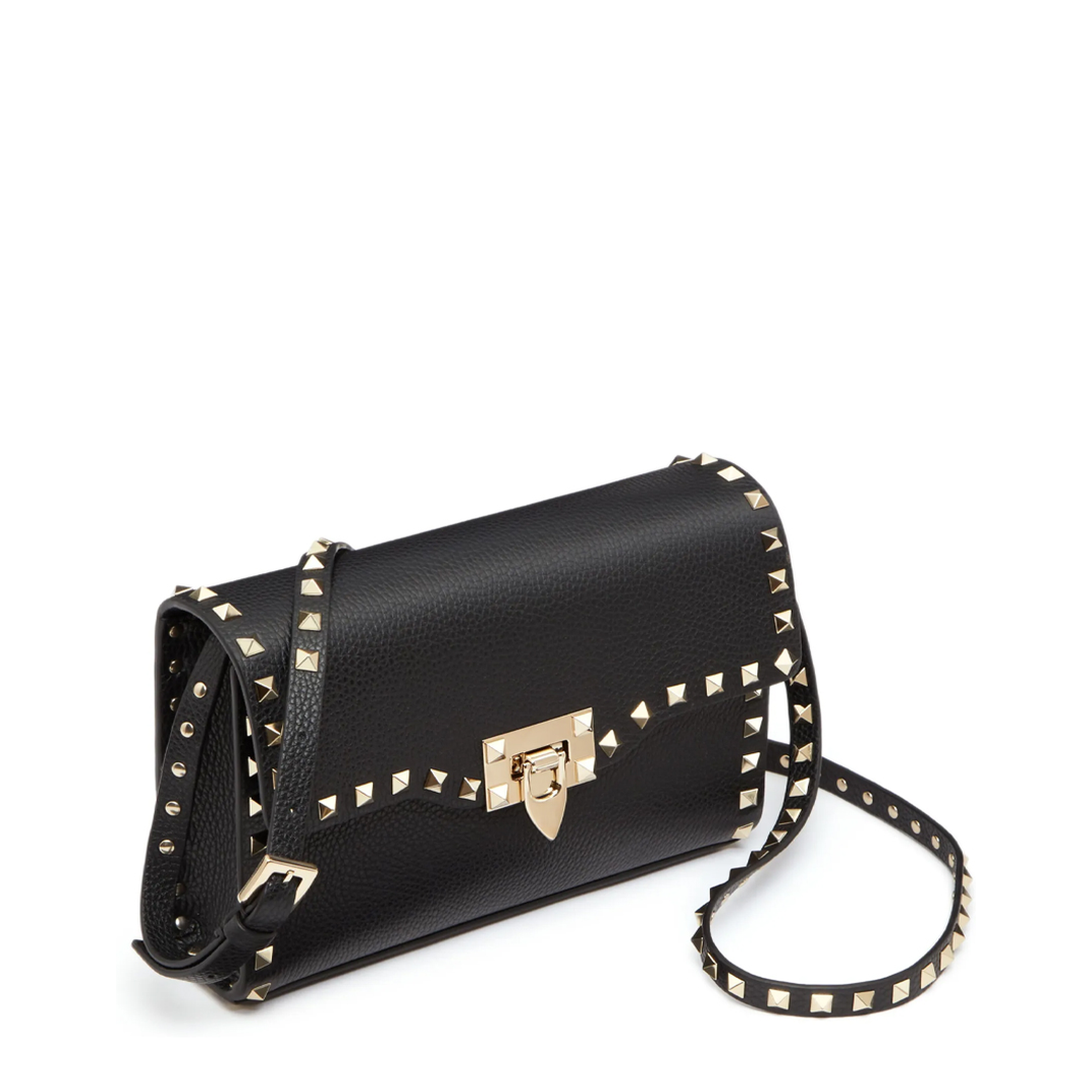 MAYFEYR - Valentino - Rockstud Small Garnet Calfskin Crossbody Bag - WB0181VSF