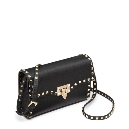 MAYFEYR - Valentino - Rockstud Small Garnet Calfskin Crossbody Bag - WB0181VSF