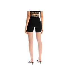 Versace "sporty shorts with greek band