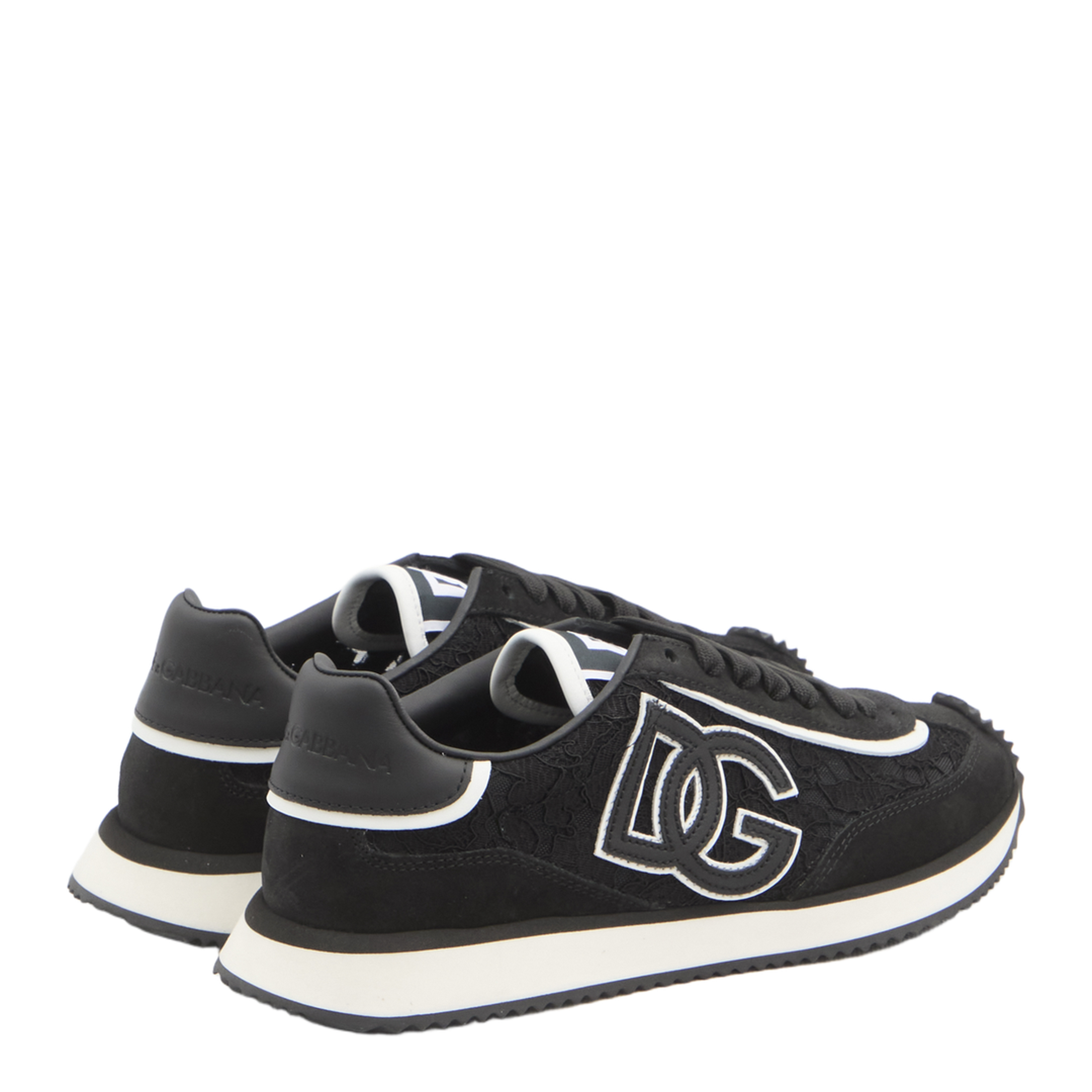 Cushion Sneakers in Calfskin and Fabric