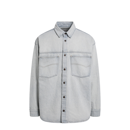 MAYFEYR - Balenciaga - Light Blue Cotton Denim Shirt - 868318TDW144200