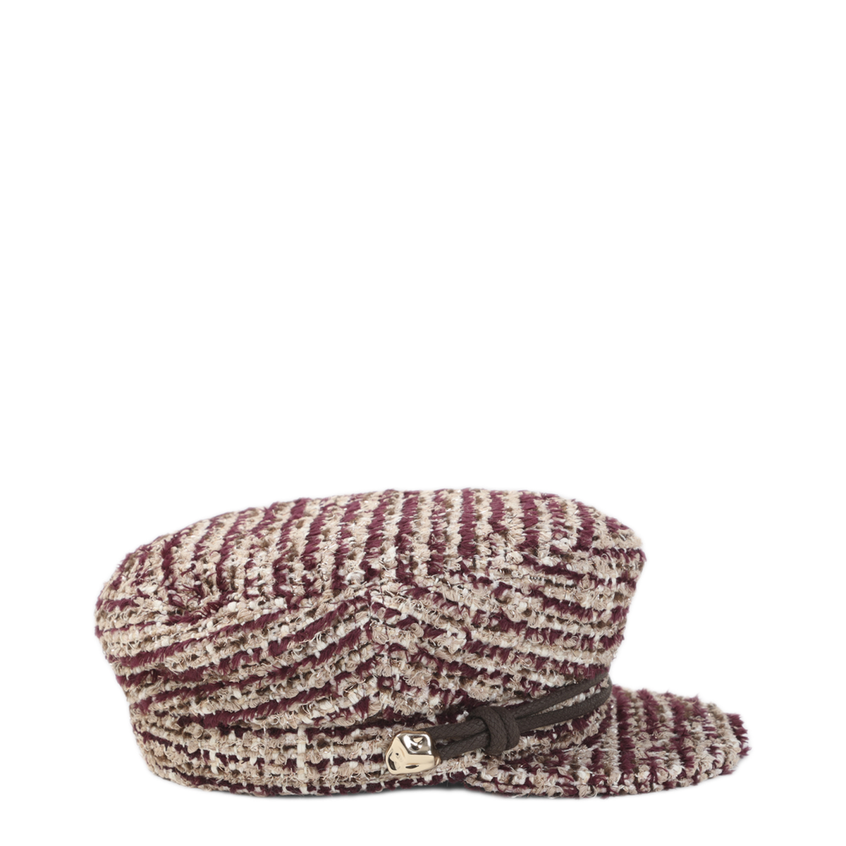 MAYFEYR - MAISON MICHEL - New Abby Tweed Hat - 2213102001BURGUNDY