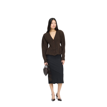 MAYFEYR - Rotate - Knit Peplum Cardigan - 1166181667