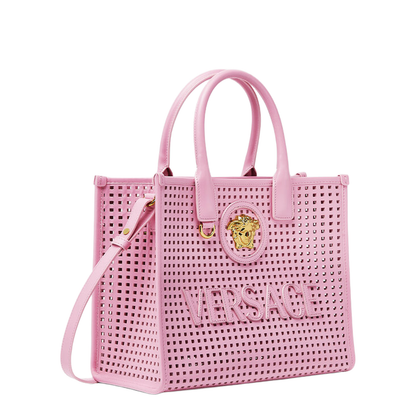 Tote Bag La Medusa Laser-Cut Pink