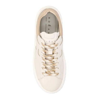 MAYFEYR - Hogan - H-Stripes Smooth Leather Sneakers - HXW6450FE93UY8
