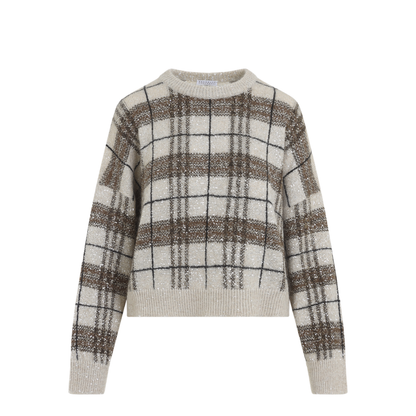 MAYFEYR - Brunello Cucinelli - Check Sweater - MPN570310