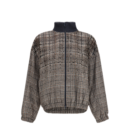 MAYFEYR - Brunello Cucinelli - Padded Jacket With Sequin Details - MG5577625P