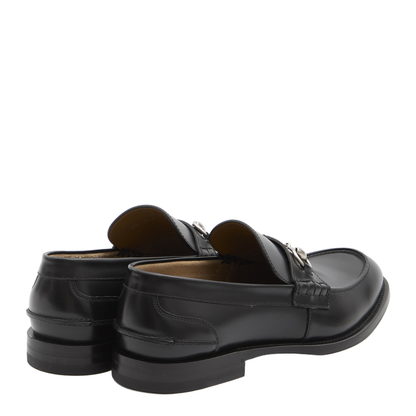 Loafer with Horsebit in Black Leather