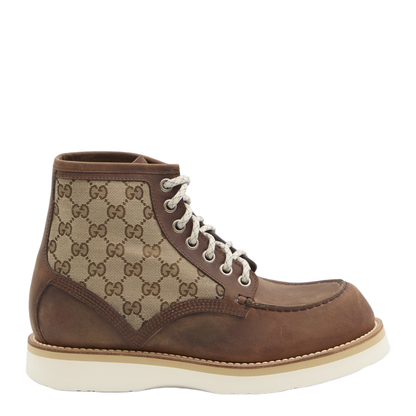 Laced Ankle Boot with Insert