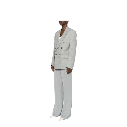 MAYFEYR - Victoria Beckham - Check Wool Double-Breasted Tailored Jacket - 1126WJK006911B