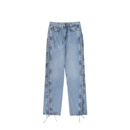JEANS WITH LACES
