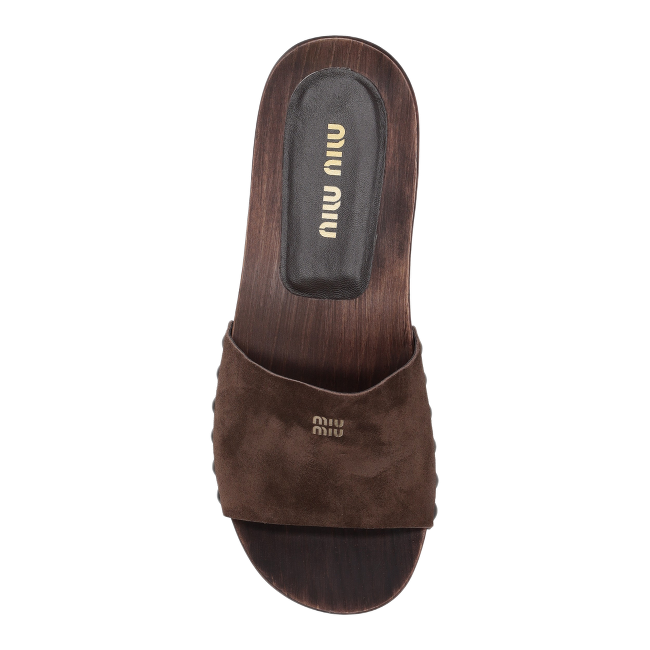 MAYFEYR - Miu Miu - Zoccoli Scamosciato Delave' - 5Z425EFA030Z5OF0003