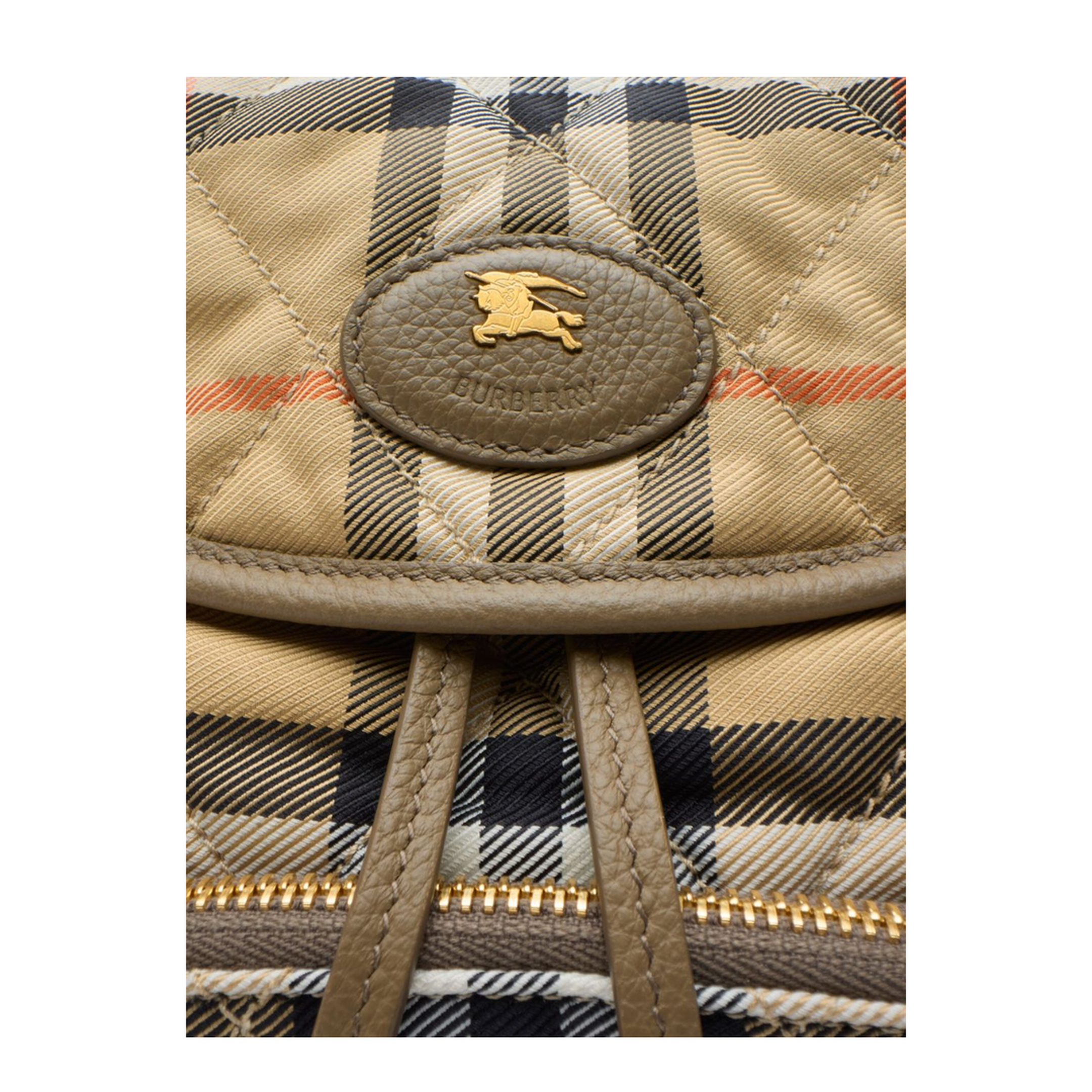 Horseshoe Mini Quilted Polyamide Backpack - Sand Beige