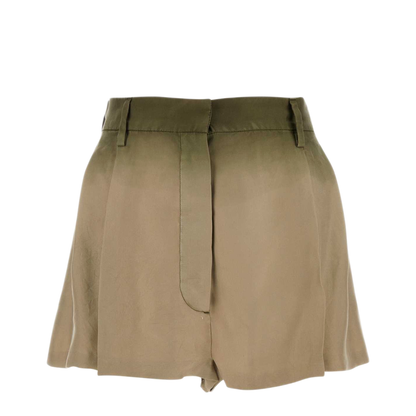 MAYFEYR - Prada - Sage Green Silk Shorts - P200ISOOO14TFF0065