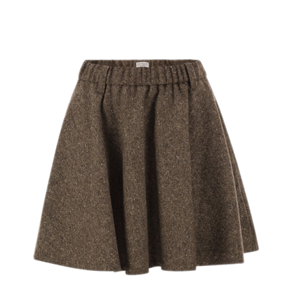 MAYFEYR - Brunello Cucinelli - Flared Virgin Wool Blend Skirt - MD002G4103C002
