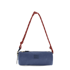 Cotton Gabardine Pouch - Indaco & Amaranto