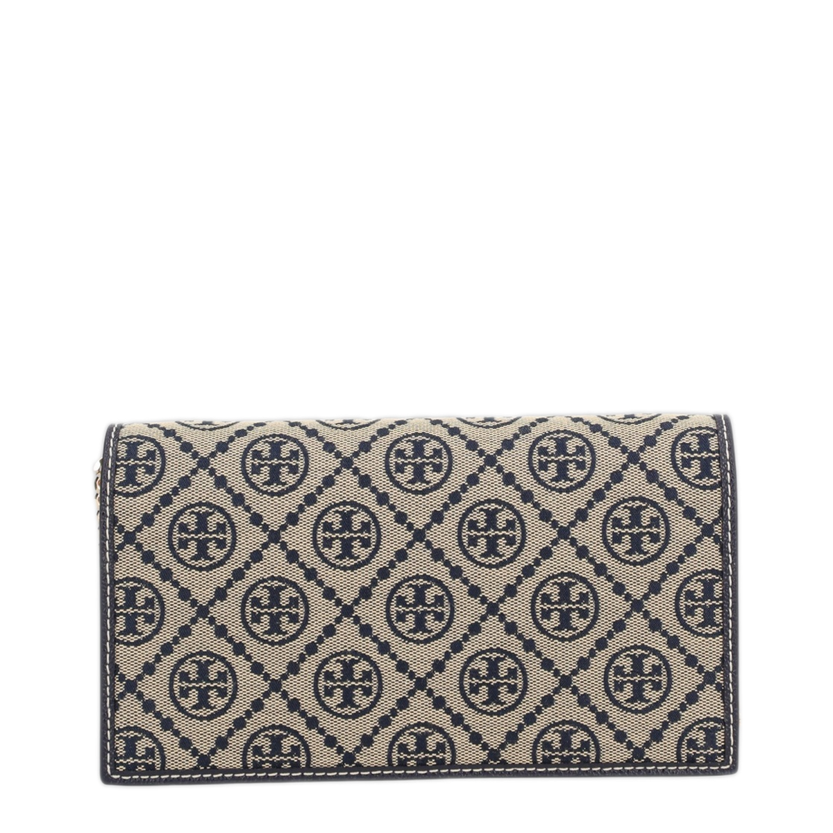 MAYFEYR - Tory Burch - Blue Cotton Leather Wallet - 186301405