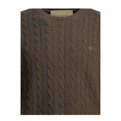 MAYFEYR - Valentino - Vlogo Crew Neck Sweater - 9V3KC38ZBLJE04