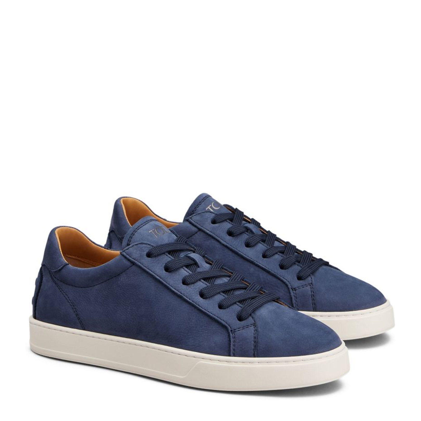 Navy Blue Front Lace-Up Fastening Shoe