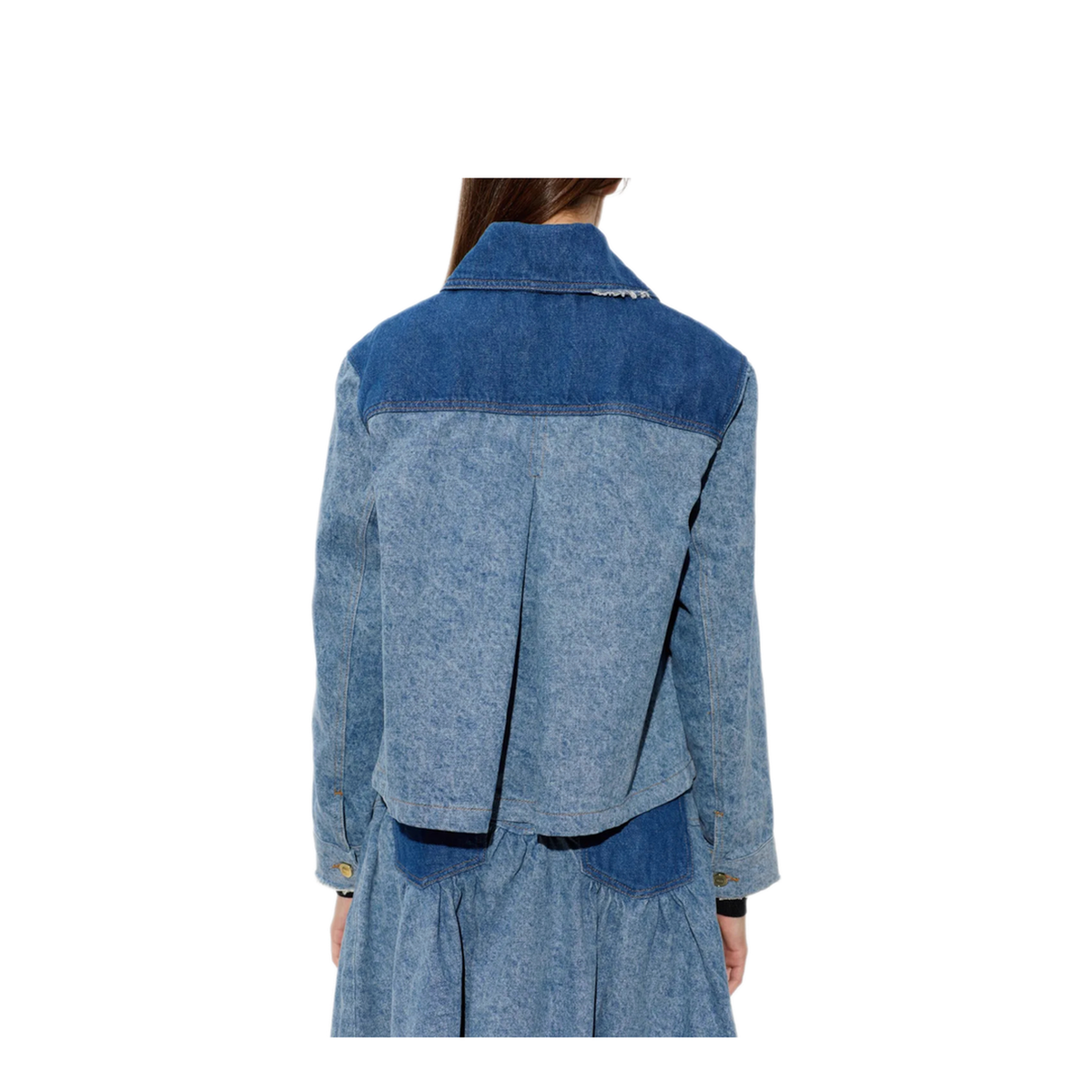 MAYFEYR - Ganni - Patchwork Denim Short Jacket - A1010180567