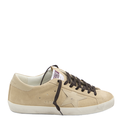 Super Star Suede Upper Nappa Star and Heel with Metal Lettering