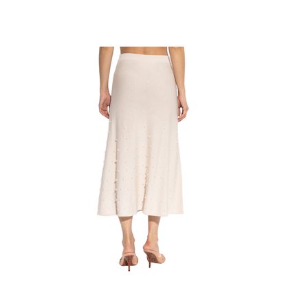 Wool Skirt with Appliques